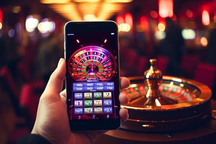Microgaming live-dealer studio interface showing blackjack table with live dealer and player controls